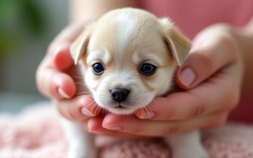 Premier toilettage chiot chaton en douceur